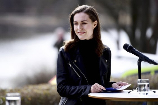 산나 마린 핀란드 총리  [AP=연합뉴스]